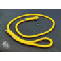 Kép 1/4 - GODDOG MAFDET sárga kötél póráz - nikkel kiegészítőkkel
