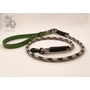Kép 2/5 - GODDOG MEHIT 120cm camouflage 2 kötél póráz, heveder fogó - fekete trigger karabiner