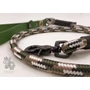 Kép 3/5 - GODDOG MEHIT 120cm camouflage 2 kötél póráz, heveder fogó - fekete trigger karabiner