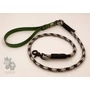 Kép 5/5 - GODDOG MEHIT 120cm camouflage 2 kötél póráz, heveder fogó - fekete trigger karabiner