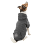 Kép 1/5 - Trixie BE NORDIC Hoodie kapucnis pulóver kutyáknak, szürke - XS 30cm