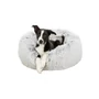 Kép 1/5 - Trixie Harvey Bed kerek peremes fekhely - fehér/fekete - Ø50cm