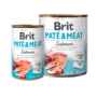 Kép 1/2 - BRIT Paté &amp; Meat Salmon Adult felnőtt kutyáknak, lazac - 400gr