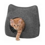 Kép 1/6 - Trixie Cat Cave kuckó macskáknak - antracit - 38x35x37cm