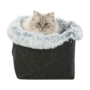 Kép 1/5 - Trixie Harvey Bed fekhely macskáknak - fehér-fekete, szürke - 33x27cm