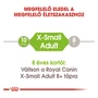 Kép 6/6 - ROYAL CANIN X-SMALL ADULT - felnőtt száraz kutyatáp - 3kg